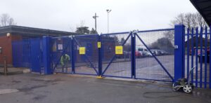 commercial bi-folding gates and barriers