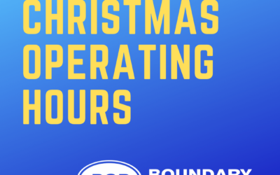 Boundary Gate and Barrier Christmas Operating Hours